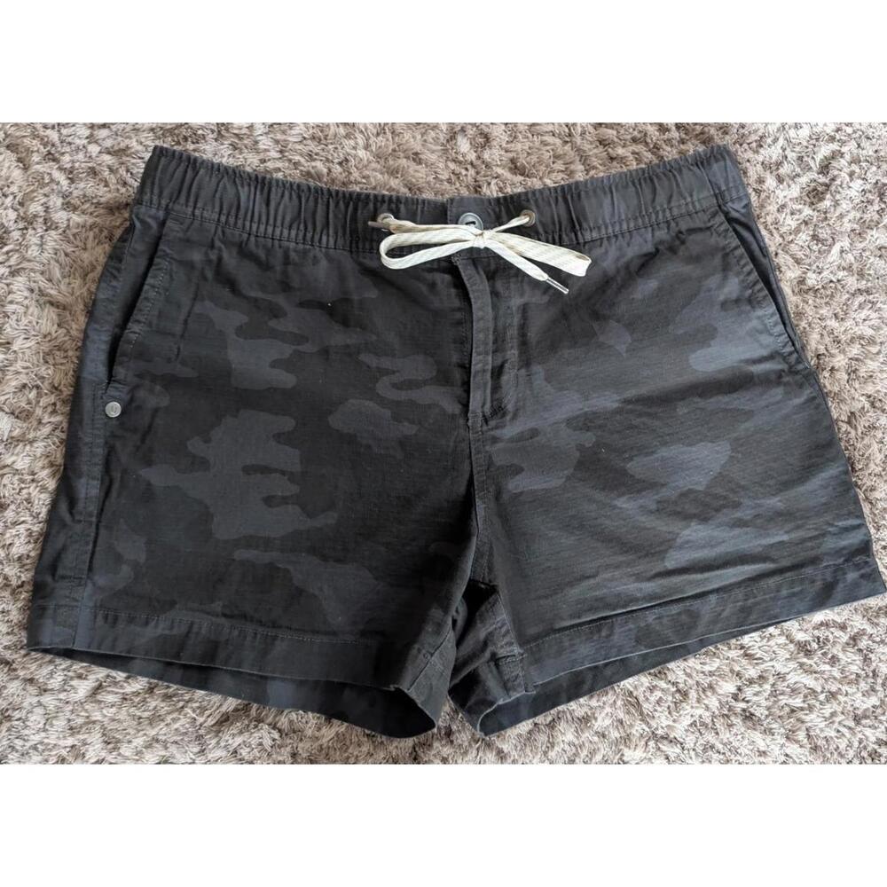 Vuori Women's M Camouflage Athletic Shorts Drawstring Pockets Breathable